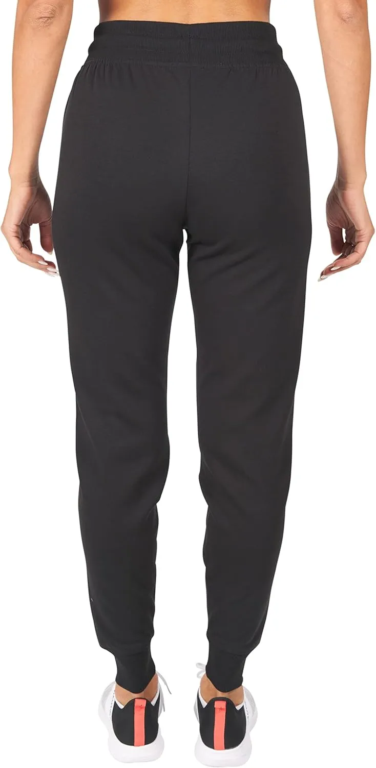 Nautica Competition Women's Joggers, Athletic Active Basic Essential Running Ultra Soft Fleece Relax Fit Lounge Sweatpants