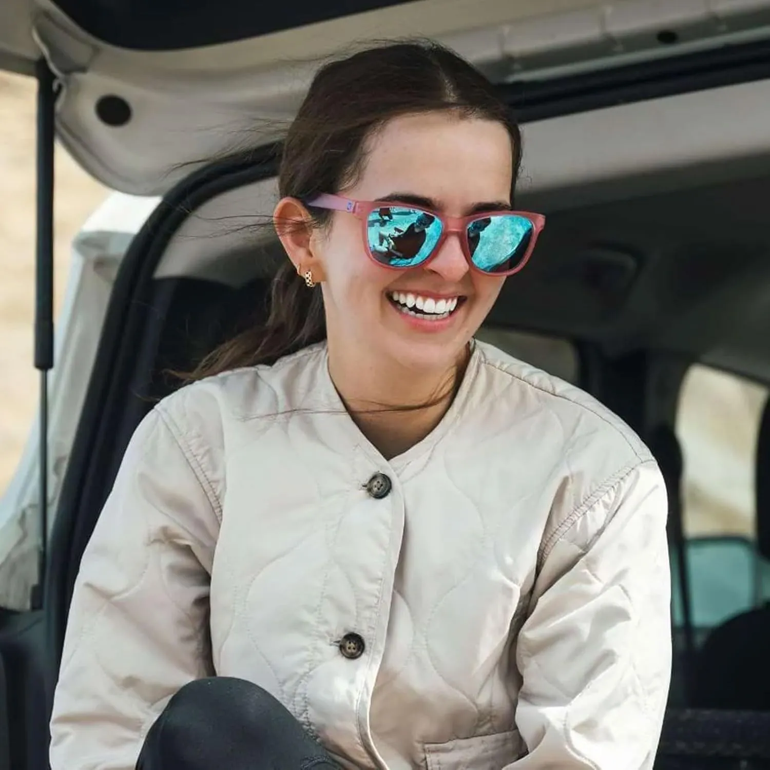 Optic Nerve Unisex Fairplay Polarized Sunglasses | Lightweight UV Protection Eco-Friendly Square Shades for Everyday Wear