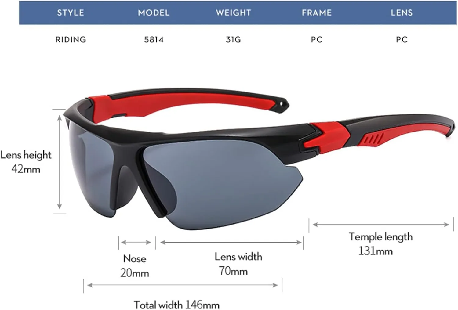 Outdoor Sunglasses For Men And Women,Riding Goggles,Windproof Goggles Bikes,Mountain Bikes, Wind Goggle,Fishing