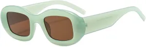 Oval Punk Sunglasses Luxury Gray Outdoor Shades Women Vintage Stylish Sun Glasses Retro Fashion Eyewear
