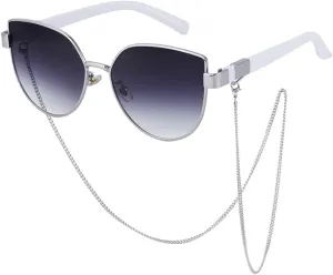 Oversized Cat Eye Sunglasses Women Big Frame Sun Glasses for Ladies Vintage Cateye Eyewear Shades UV400