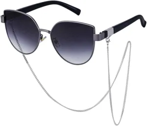 Oversized Cat Eye Sunglasses Women Big Frame Sun Glasses for Ladies Vintage Cateye Eyewear Shades UV400