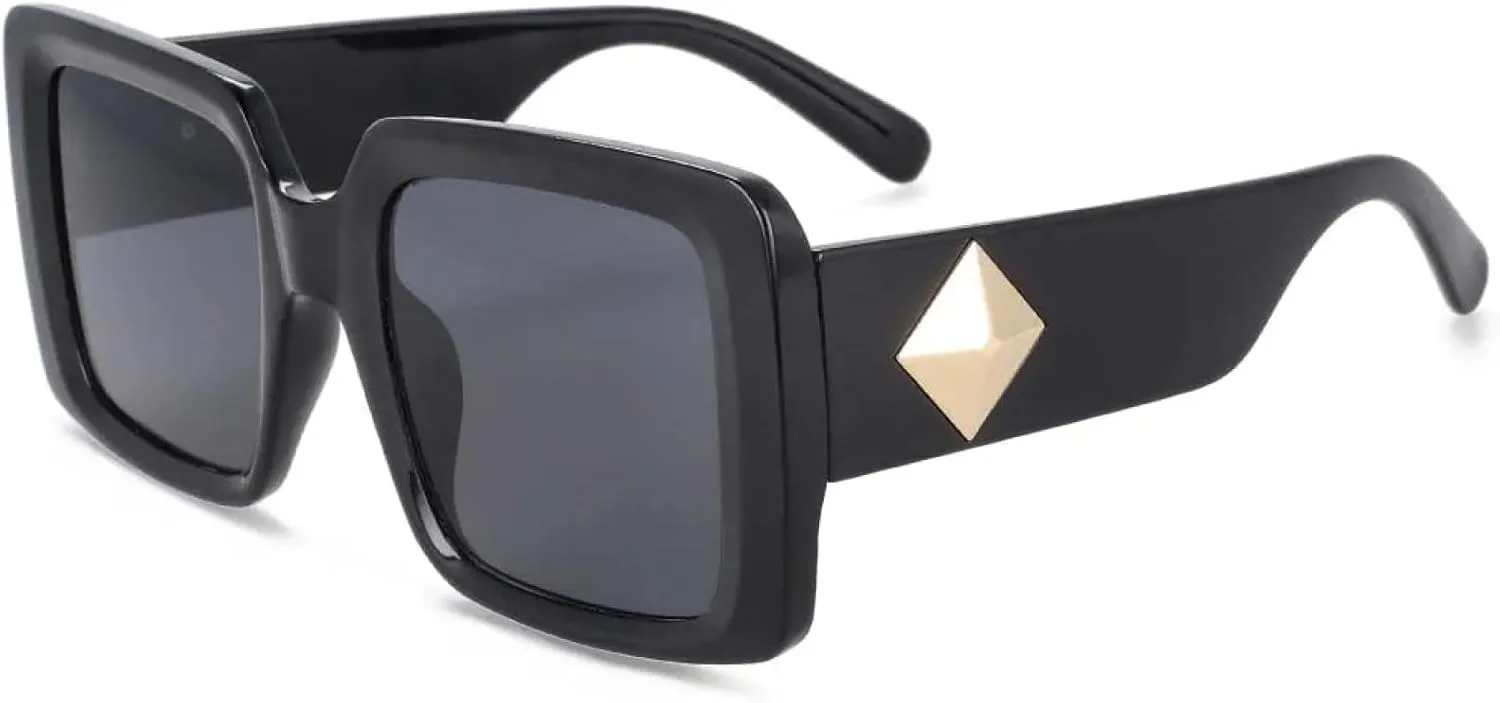 Oversized Sunglasses Retro Fashion Men Women Uv400