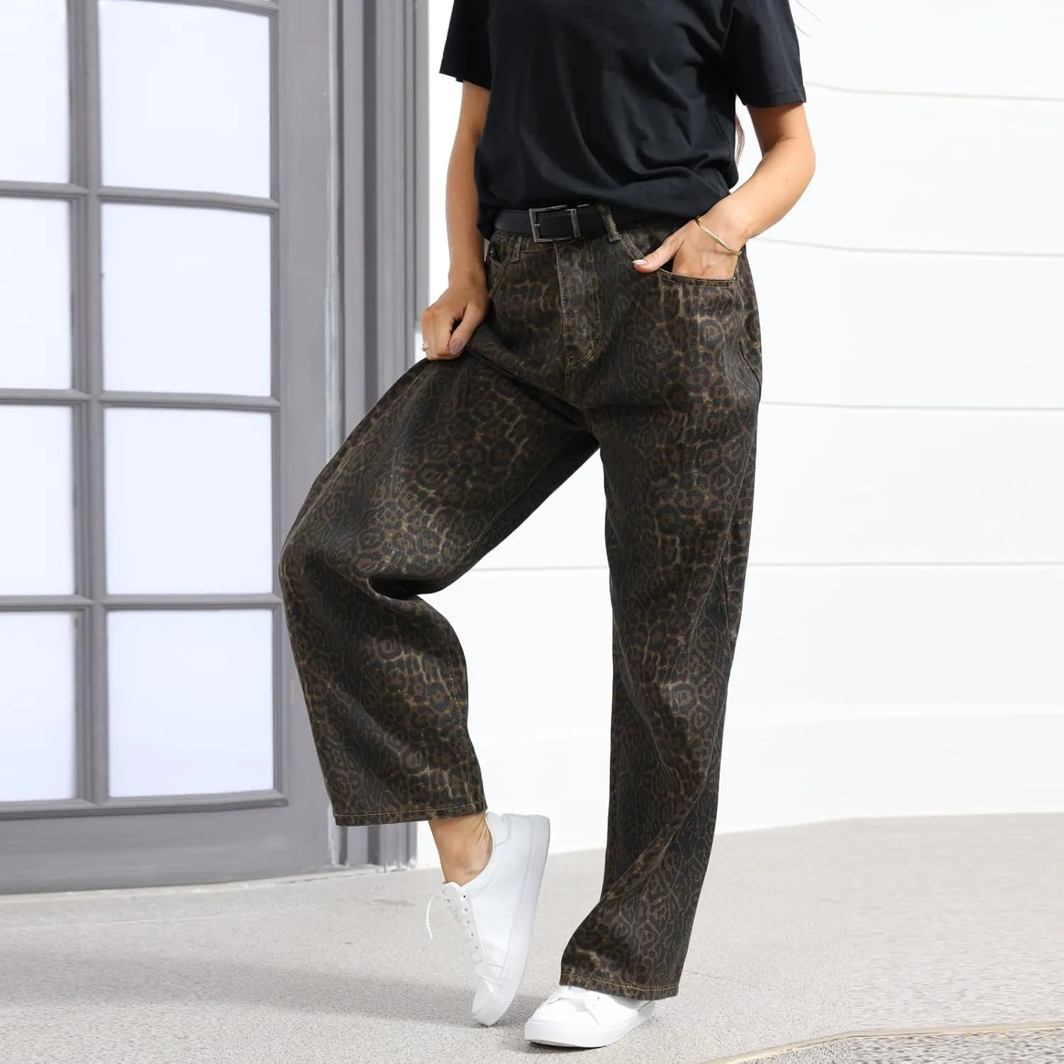Pants for Women, Jeans High Waisted Wide Leg That Look Like Jeans