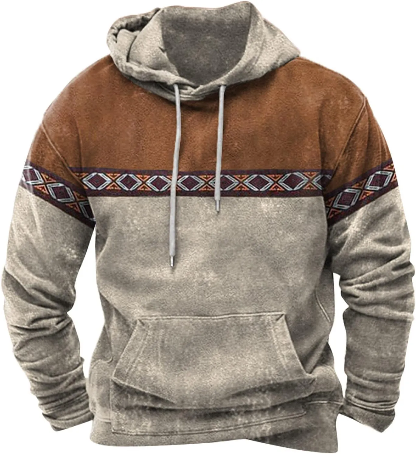 Plain Hoodie Graphic Hoodies Y2K Hoodie Men Graphic Graphic Hoodie Hoodies Y2K Mens Zip Up Hoodies Western Vintage Sweatshirt Plain Hoodies for Men Graphic Sweatshirts for Beige M