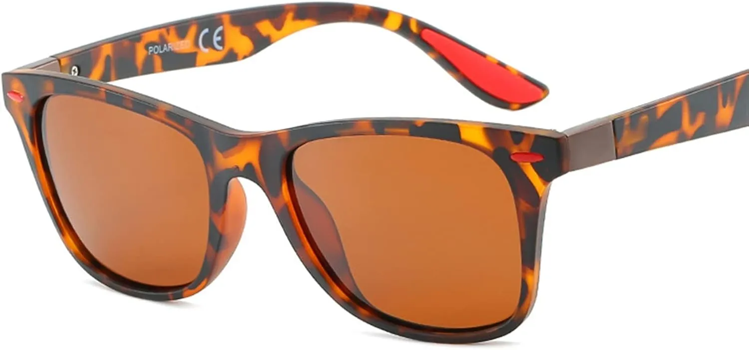 Polarized Fishing Driving Cycling Sunglasses for Men and Women (Color : D, Size : 1)