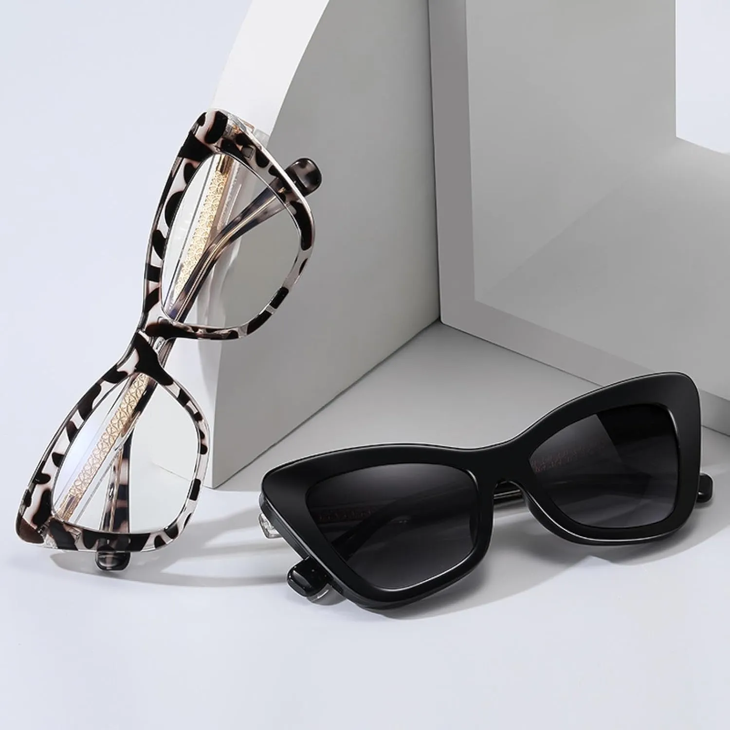 Polarized Sunglasses Women Cat Eye Sun Glasses Uv400 Female Acetate Brown Fashion