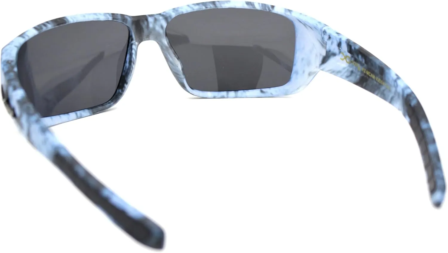 Polarized Xloop Camo Print Wrap Biker Style Sport Plastic Sunglasses