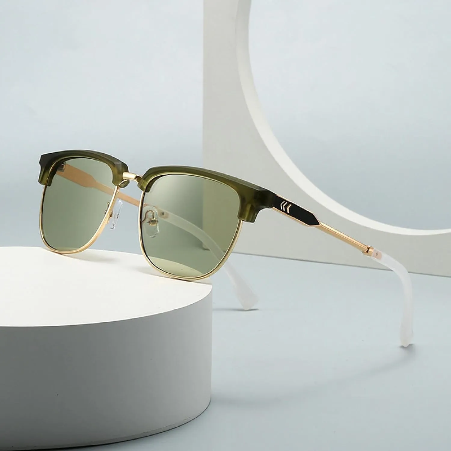 Popular Fashion Men Sunglasses Gradient Uv400 Vintage Women