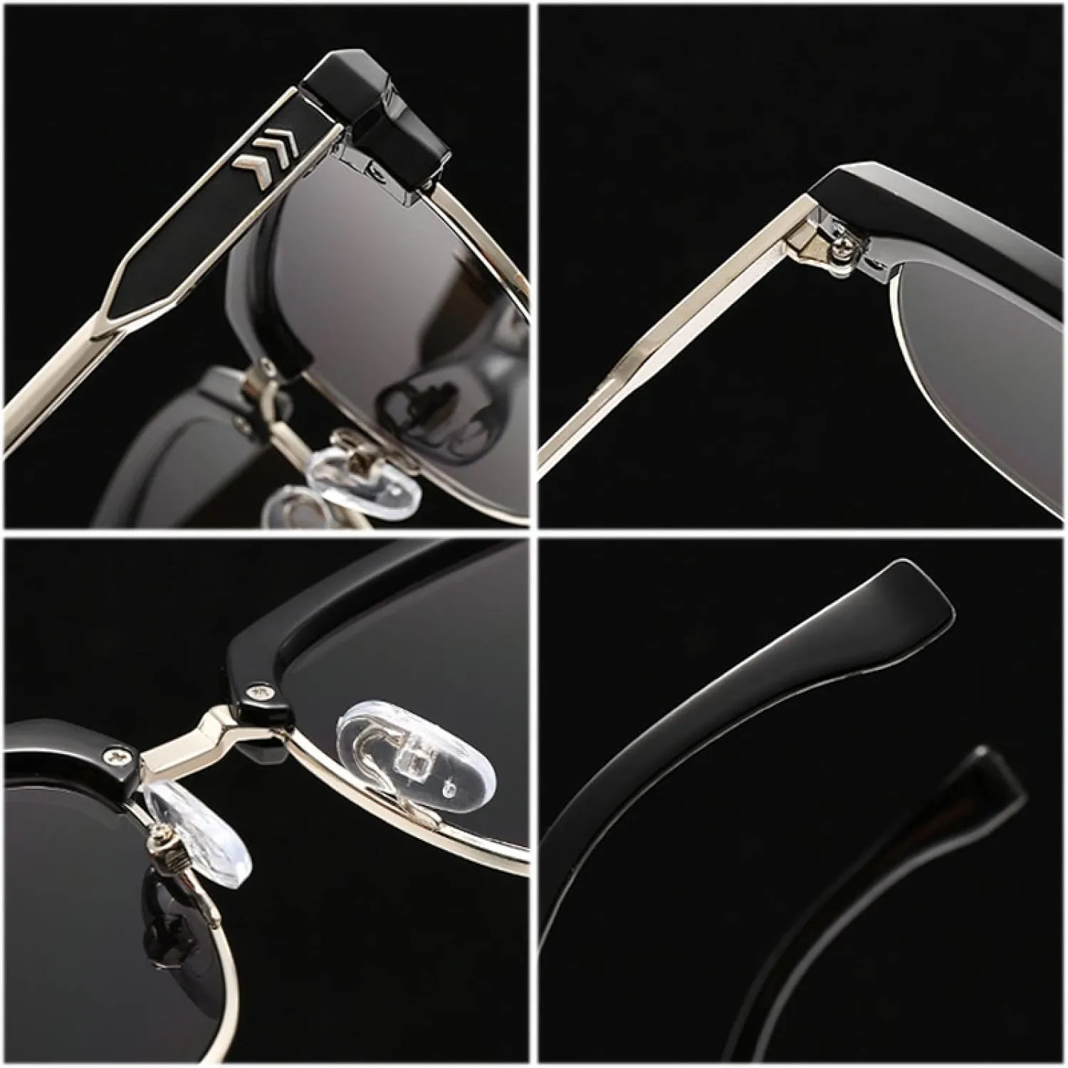 Popular Fashion Men Sunglasses Gradient Uv400 Vintage Women