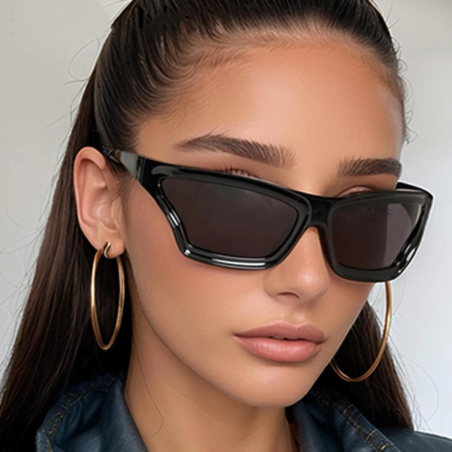 Punk Mask Sunglasses for Women Luxury Uv400 Vintage Sports