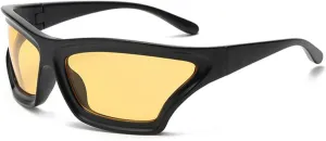 Punk Mask Sunglasses for Women Luxury Uv400 Vintage Sports