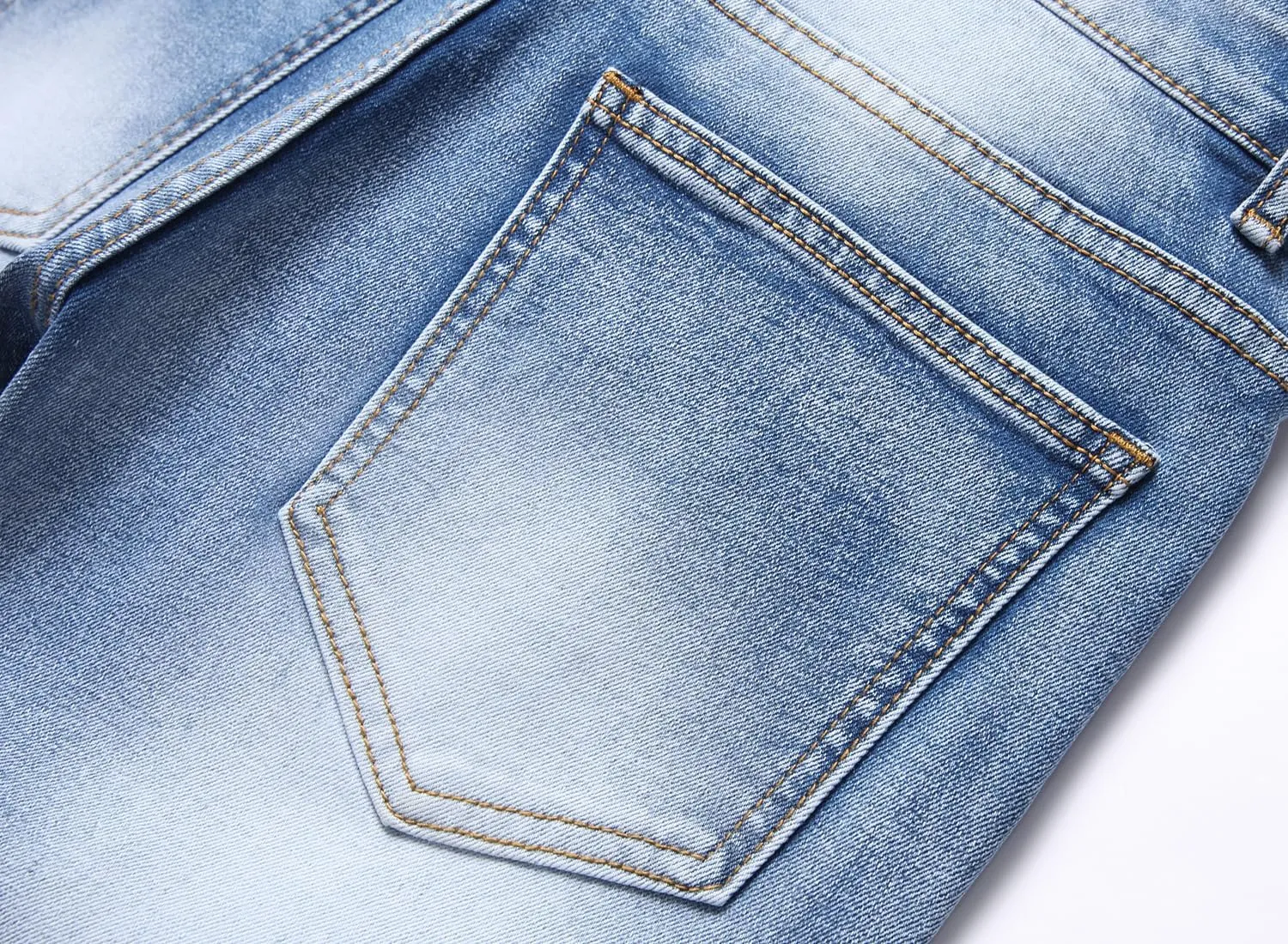 QIMYUM Men's Slim Fit Jeans Ripped Skinny Jeans for Men, Fashion Biker Jeans Stretch Moto Cargo Denim Pants