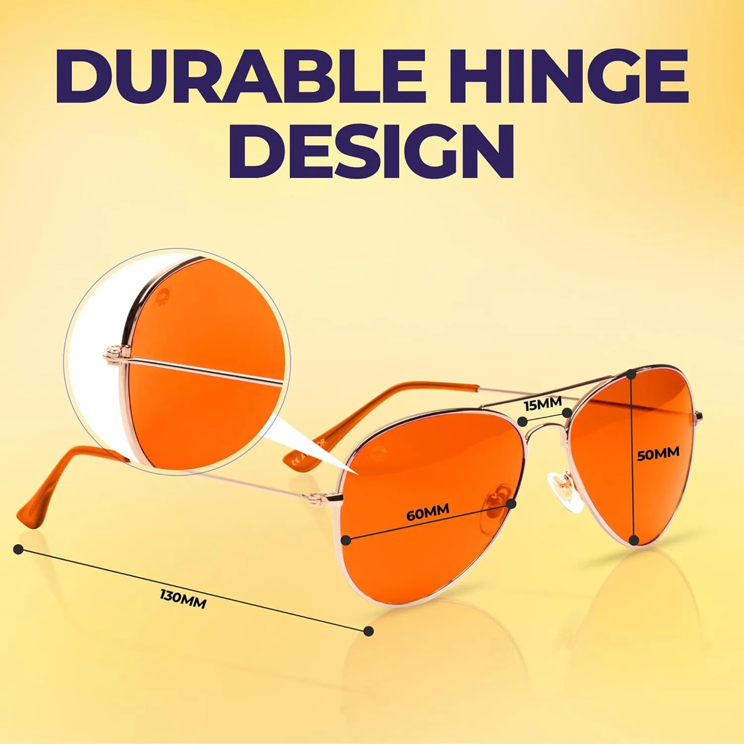 RainbowOPTX Aviator Mood Boosting Color Sunglasses For Men & Women, Full UV400 Protection