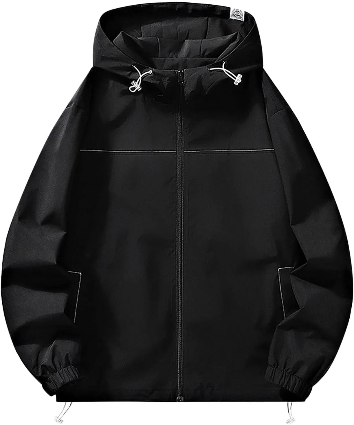 Raincoat Women Lightweight Waterproof Rain Jackets Packable Outdoor Hooded Windbreaker Utility Casual Anorak Jackets