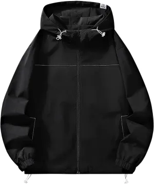 Raincoat Women Lightweight Waterproof Rain Jackets Packable Outdoor Hooded Windbreaker Utility Casual Anorak Jackets