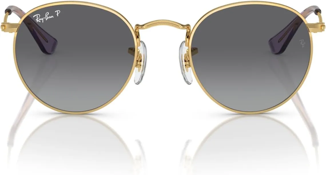 Ray-Ban Kids' RJ9547S Metal Round Sunglasses