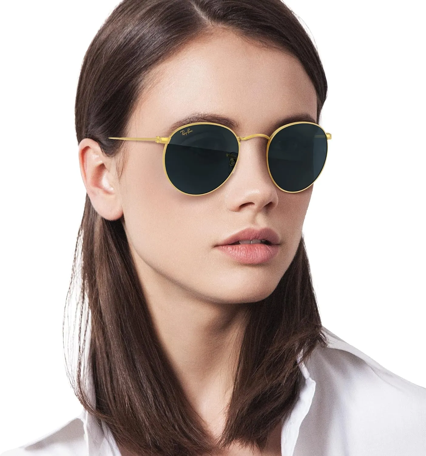 Ray-Ban RB3447 Round Metal Sunglasses