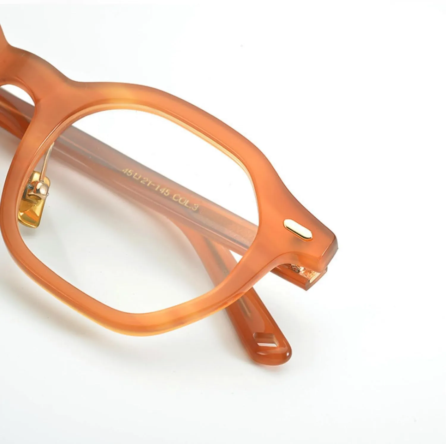 Retro Acetate Glasses Men Women Fashion