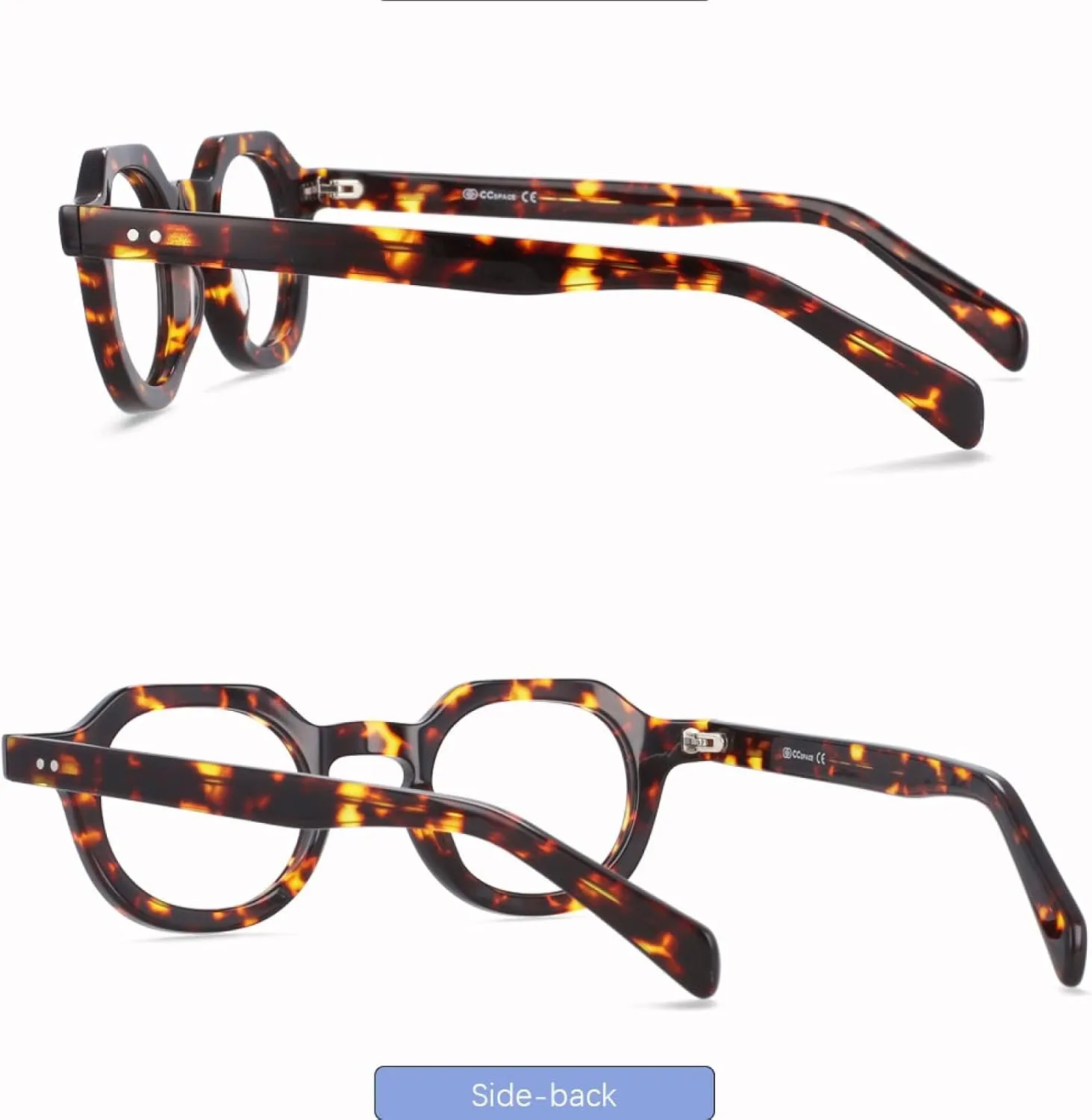 Retro Acetate Men Women Fashion Glasses