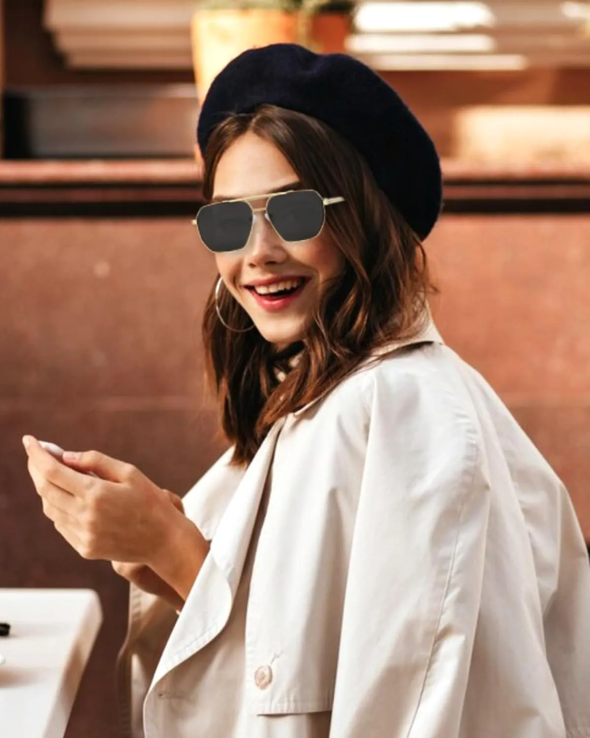 Retro Aviator Sunglasses for Women Men Sunglasses Women Trendy Fishing Golf Retro Sun Glasses Cute Vintage Sunglasses