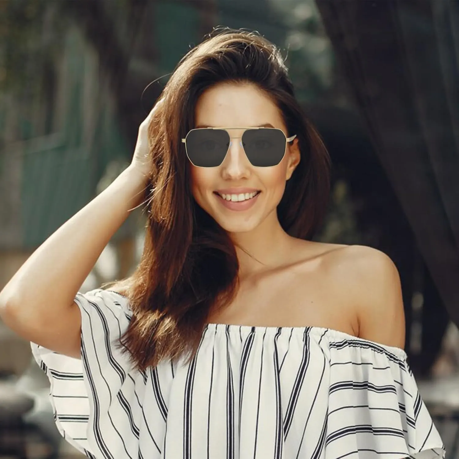 Retro Aviator Sunglasses for Women Men Sunglasses Women Trendy Fishing Golf Retro Sun Glasses Cute Vintage Sunglasses