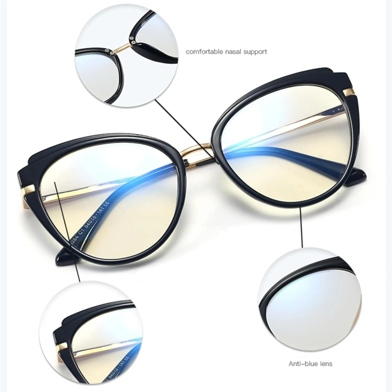 Retro Cat Eye Glasses Women Fashion