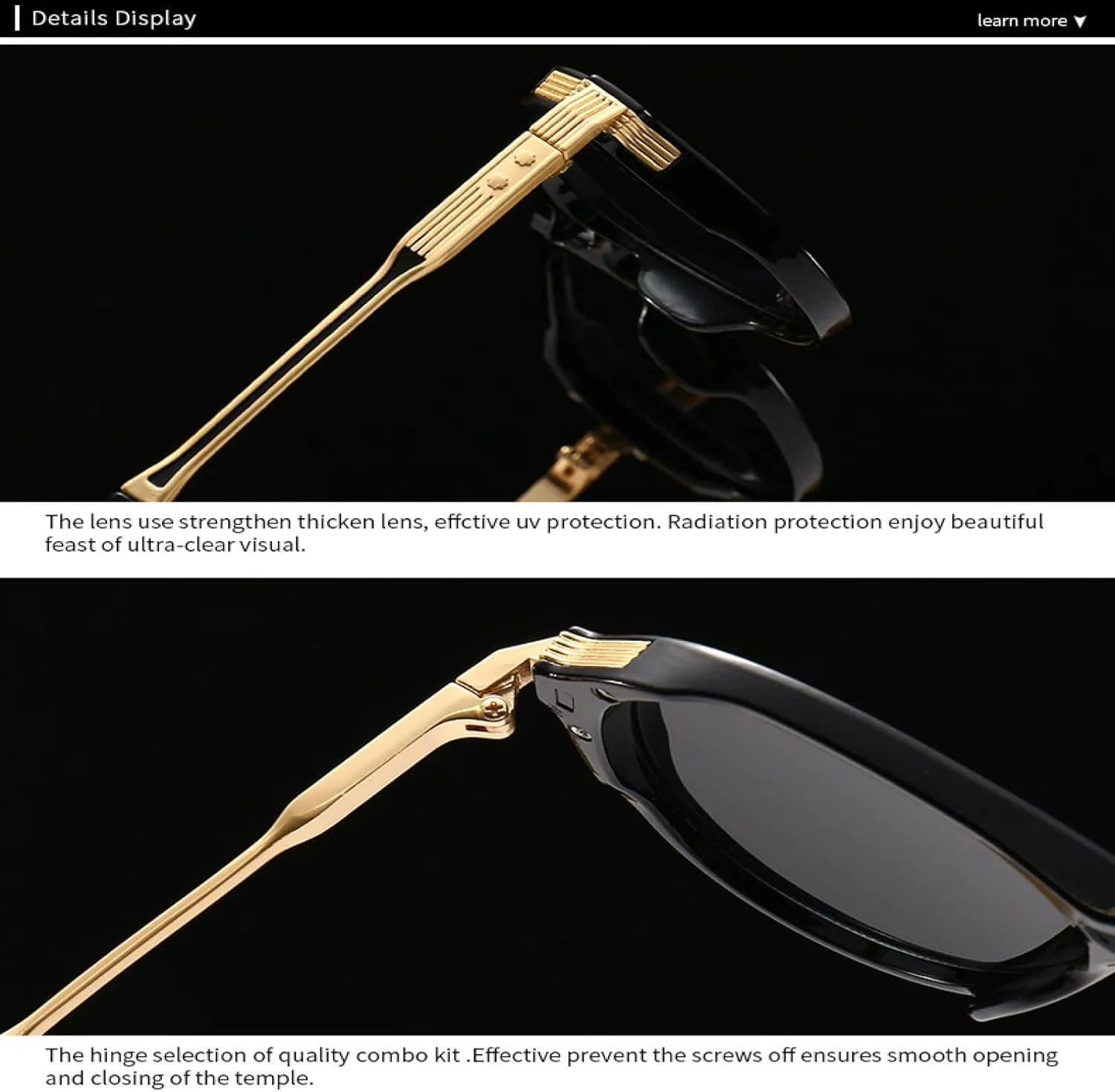 Retro Glasses Frame Sunglasses