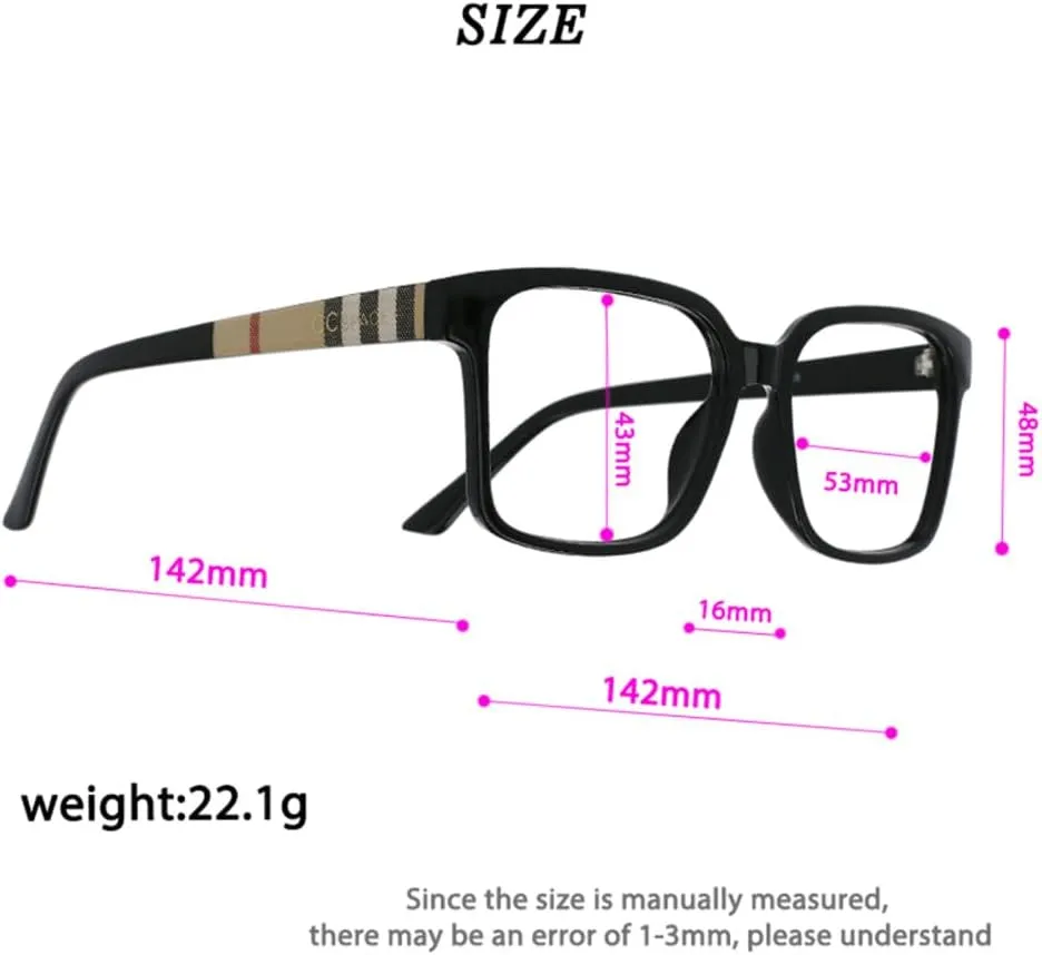 Retro Glasses Frames Men Women Eyeglasses