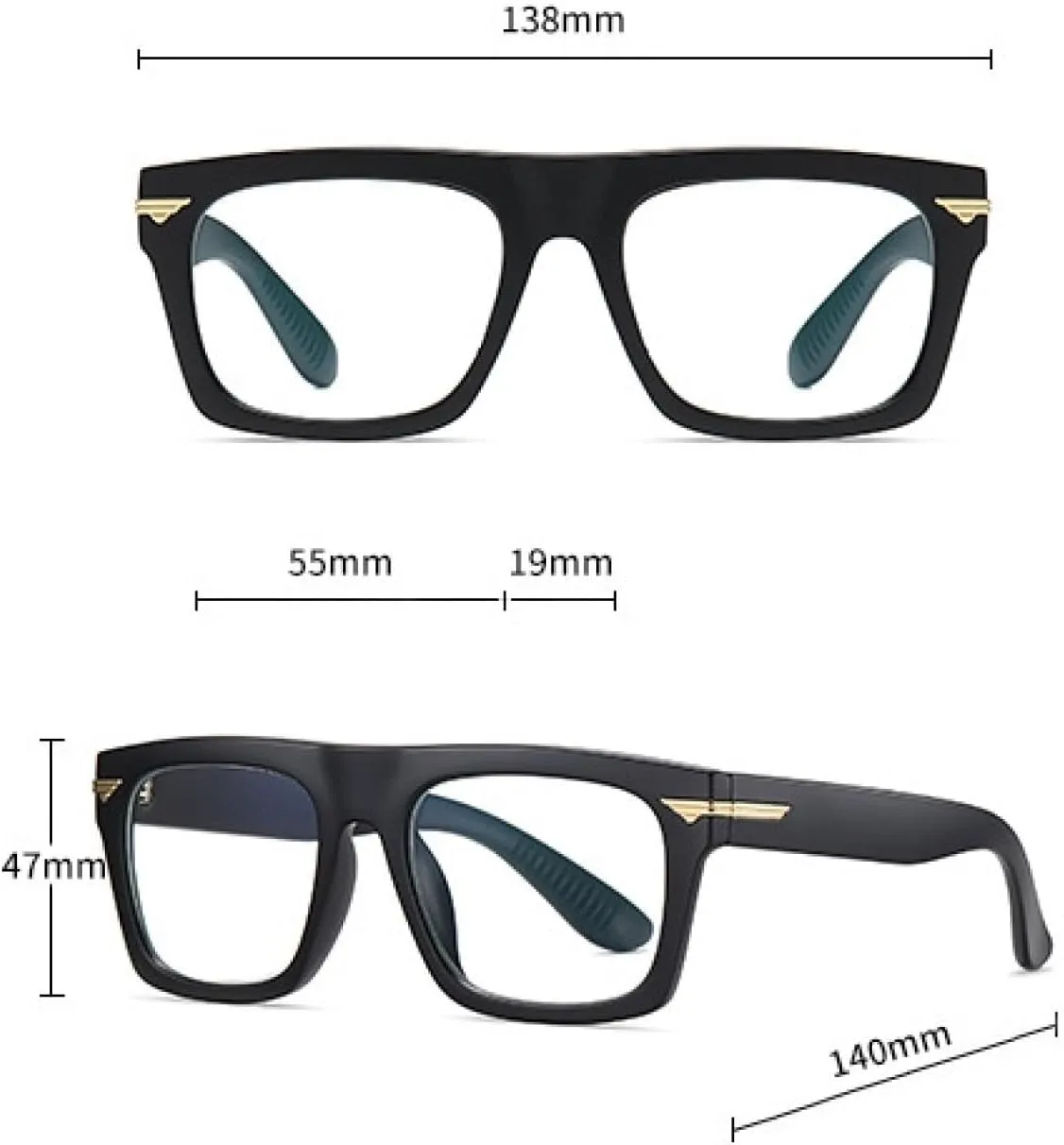 Retro Glasses Men Fashion