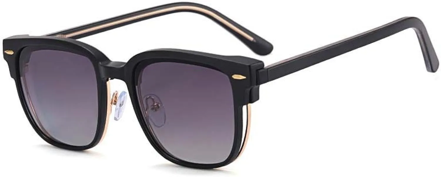 Retro Magnetic Sunglasses Men Women Frame Uv400