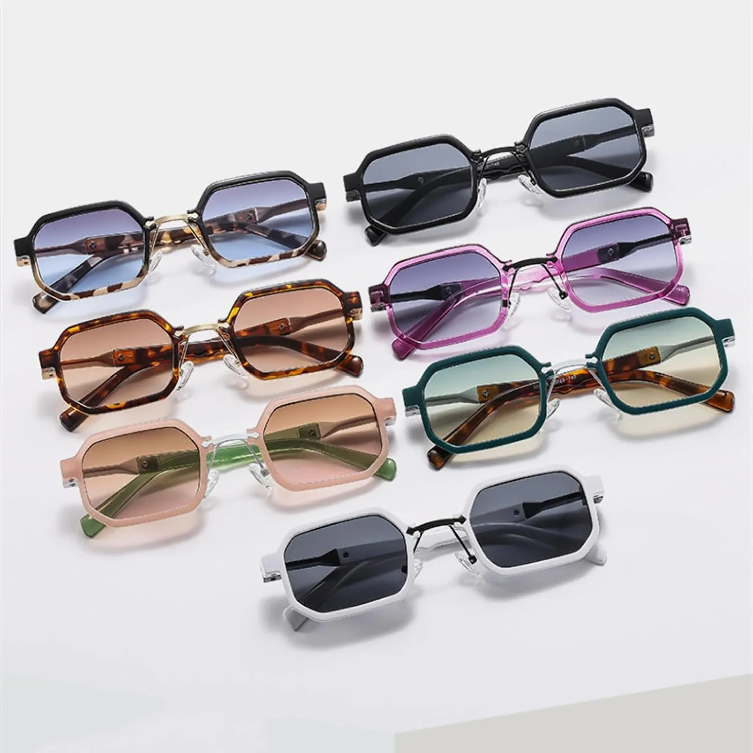 Retro Punk Sunglasses Men Popular Women Casual