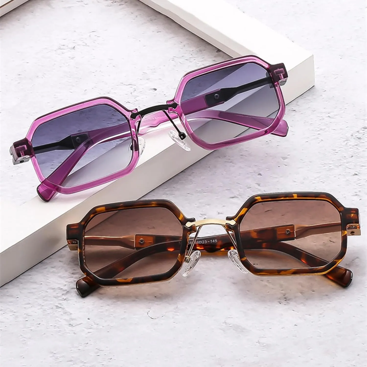 Retro Punk Sunglasses Men Popular Women Casual