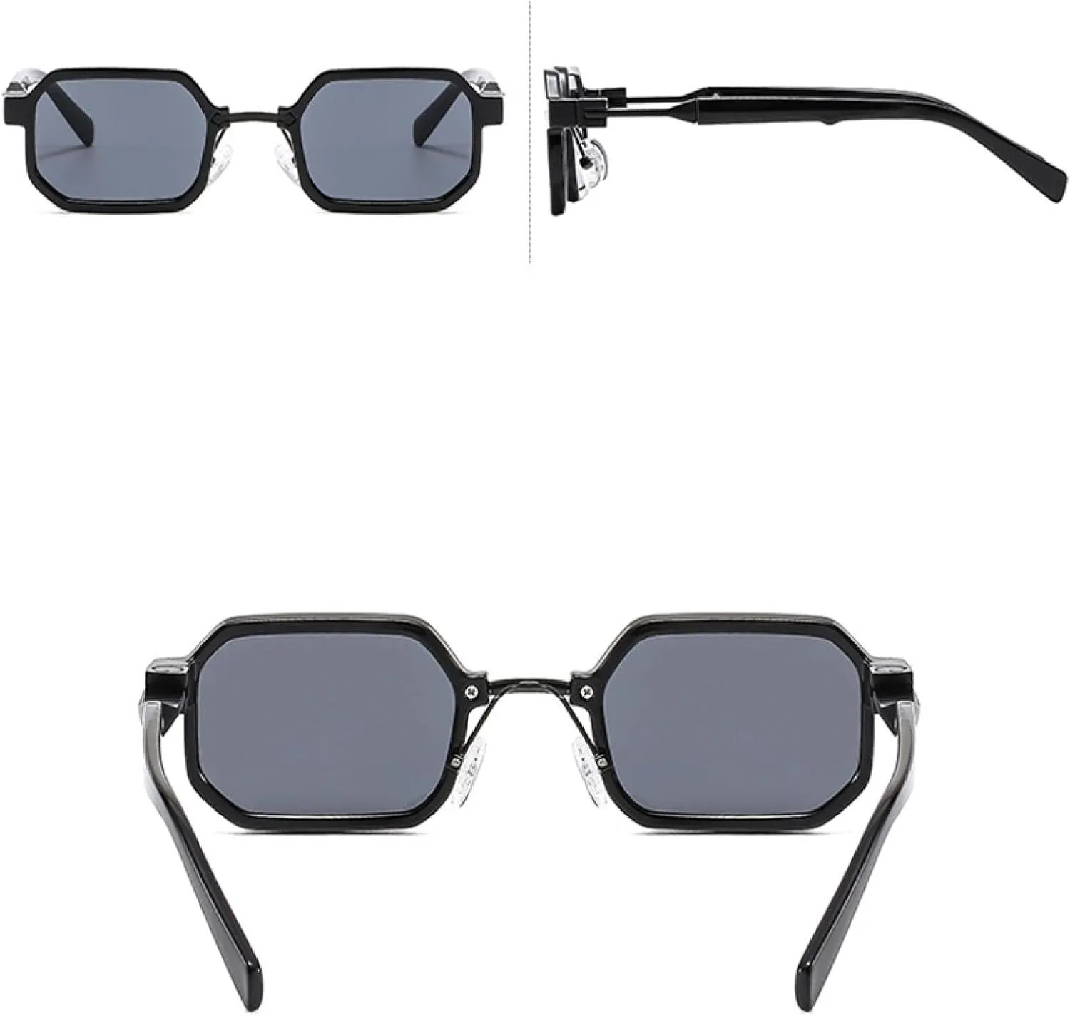 Retro Punk Sunglasses Men Popular Women Casual