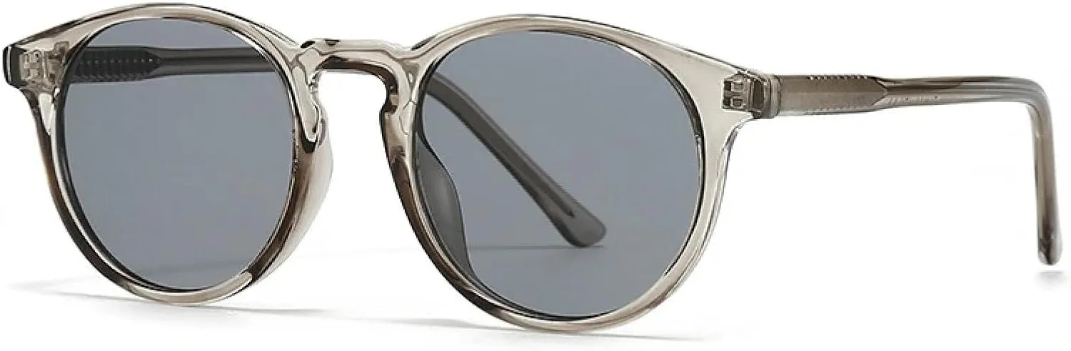 Retro Round Punk Sunglasses Women Shades Uv400