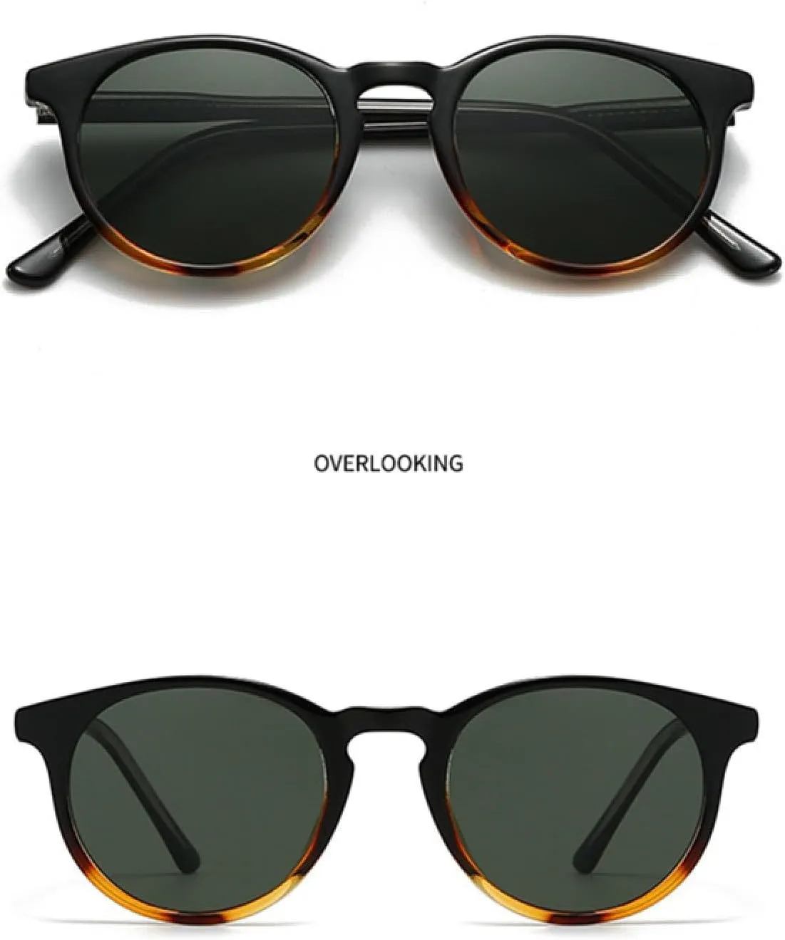 Retro Round Punk Sunglasses Women Shades Uv400