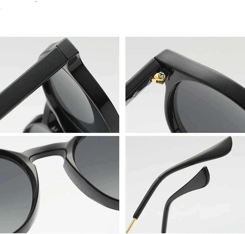 Retro Round Sunglasses Women Men Transparent Female Sun Glasses Men Feminino Soleil UV400