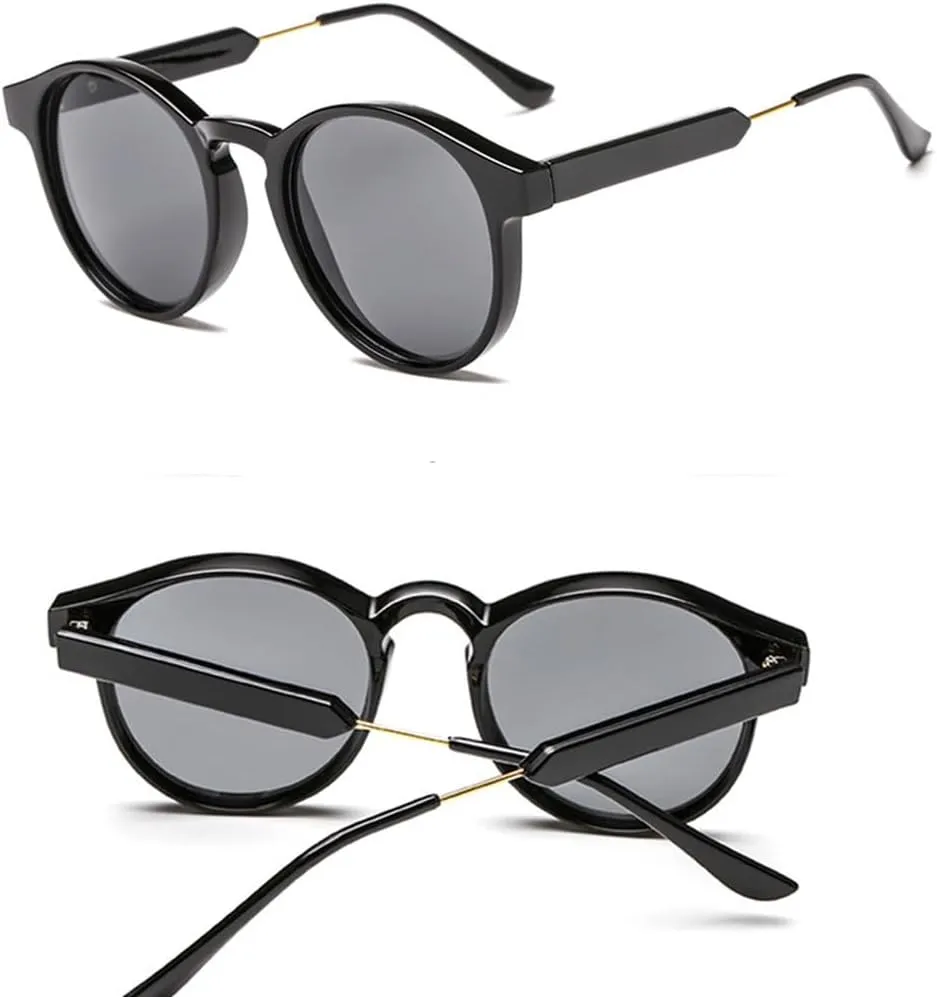 Retro Round Sunglasses Women Men Transparent Female Sun Glasses Men Feminino Soleil UV400