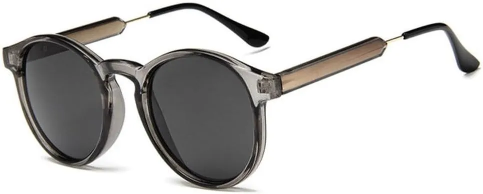 Retro Round Sunglasses Women Men Transparent Female Sun Glasses Men Feminino Soleil UV400