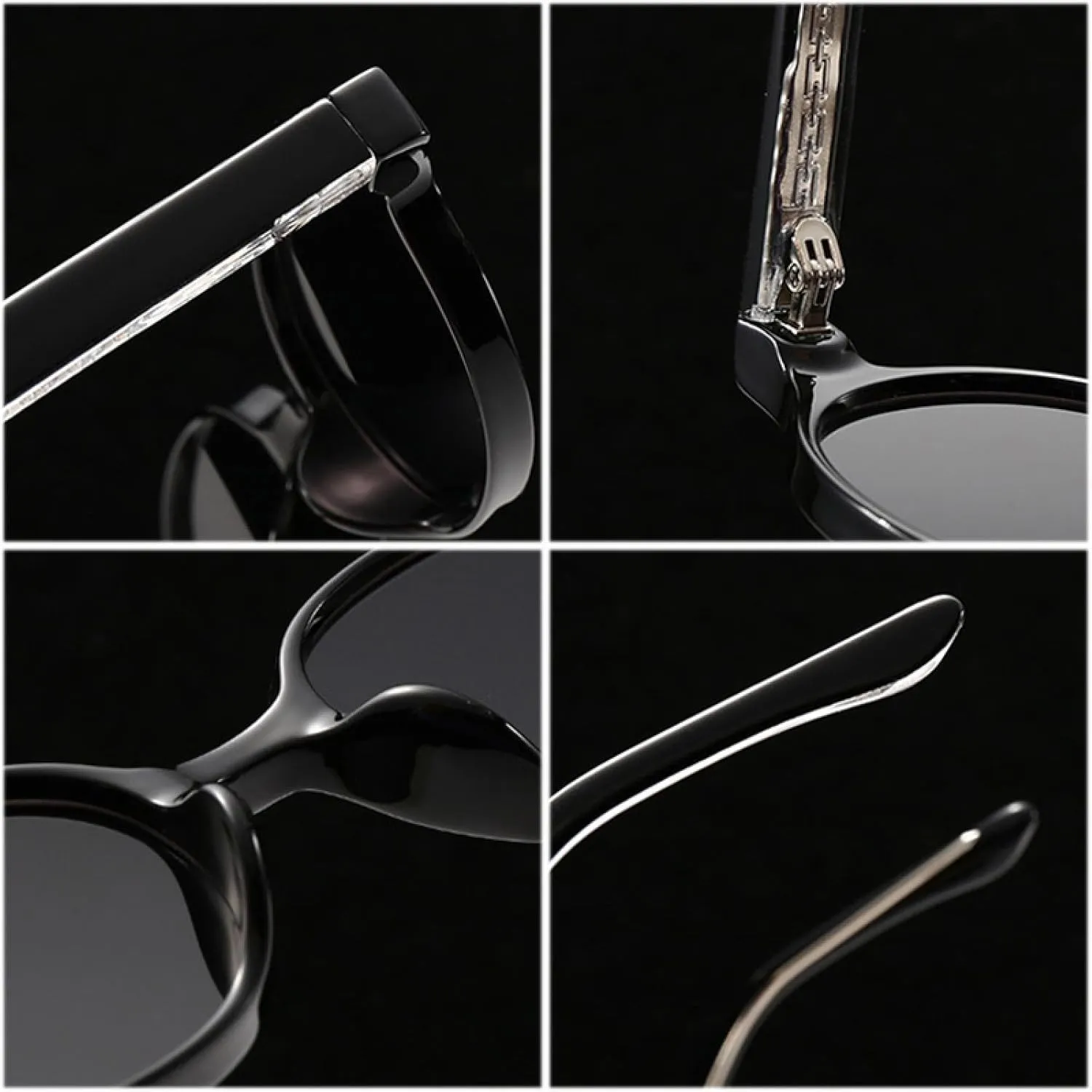Retro Small Oval Sunglasses Women Shades Uv400 Fashion Rivets Men Sun Glasses