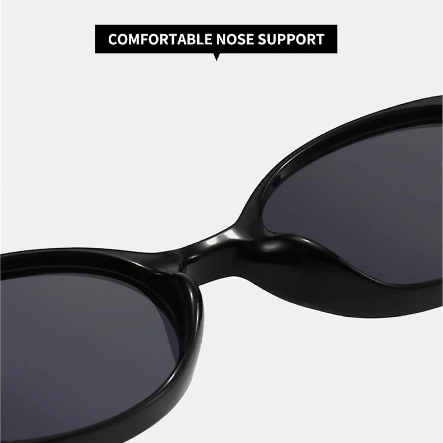 Retro Small Oval Women Sunglasses Fashion Shades Uv400 Men Punk Tea Green Sun Glasses