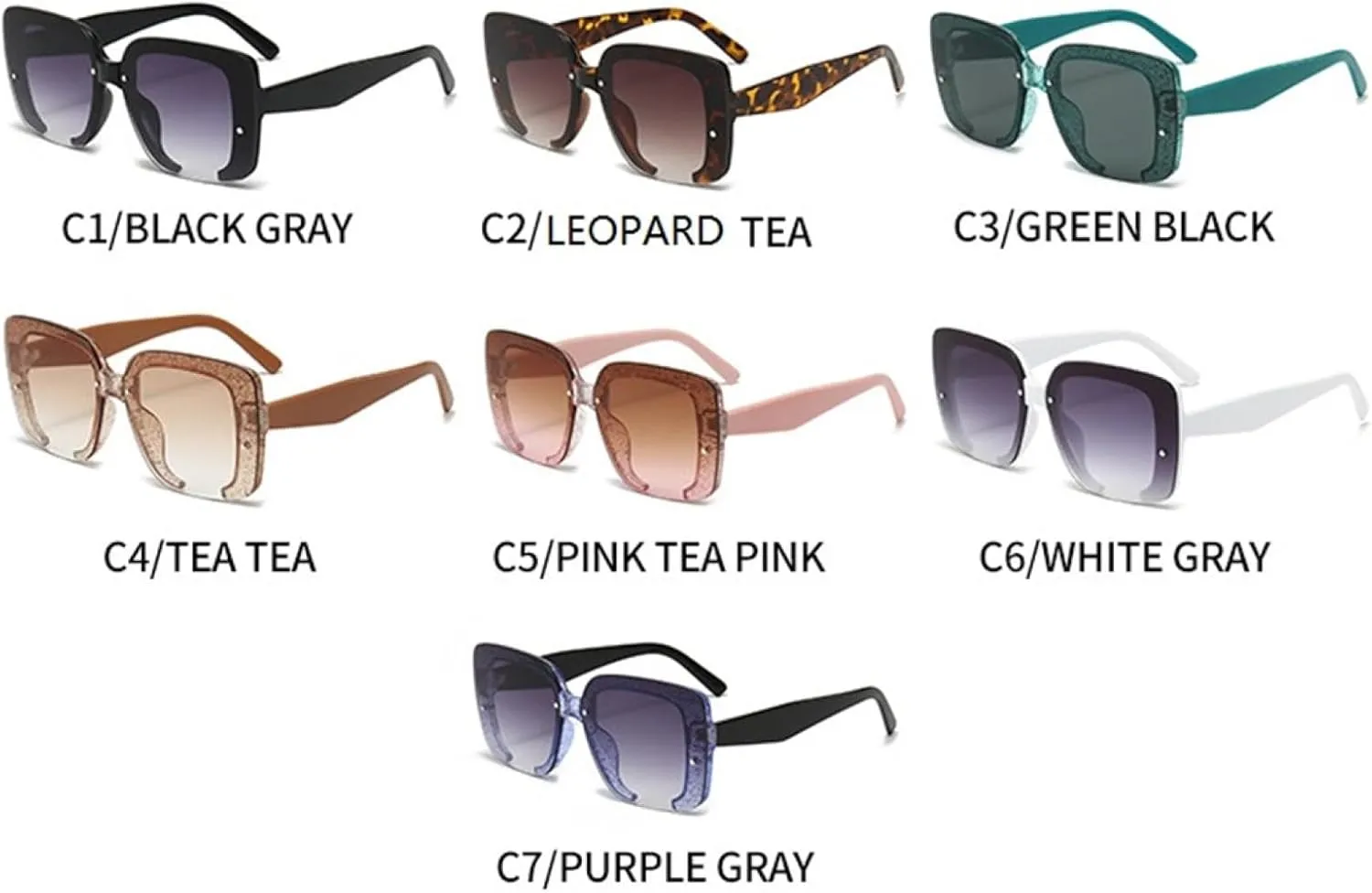Rimless Women Men Sunglasses Vintage Fashion Shade Uv400