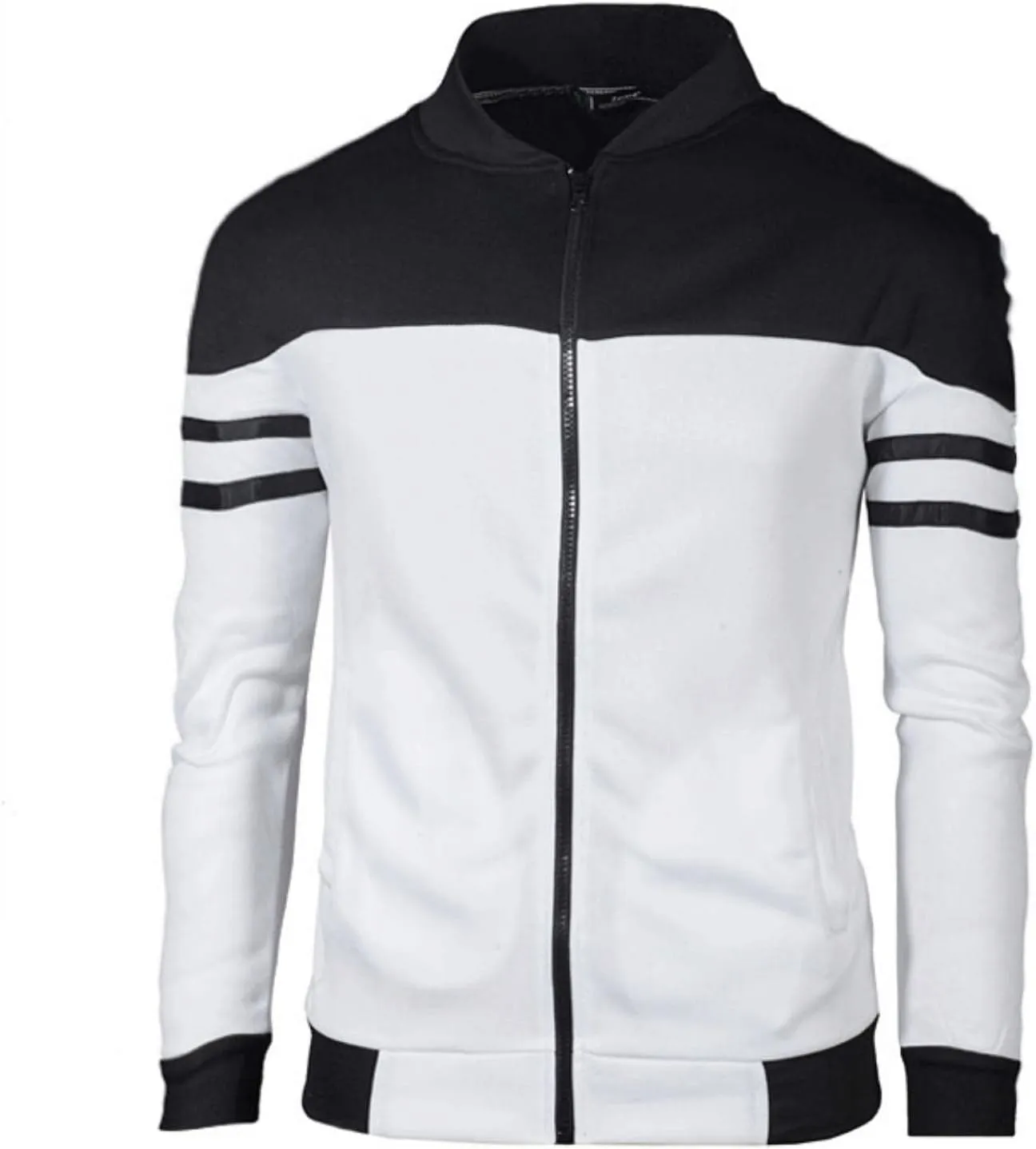 RTRDE Men's Bomber Jackets Lightweight Casual Fall Winter Windbreaker Zip Up Coat Jacket, M-4XL