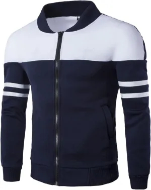 RTRDE Men's Bomber Jackets Lightweight Casual Fall Winter Windbreaker Zip Up Coat Jacket, M-4XL