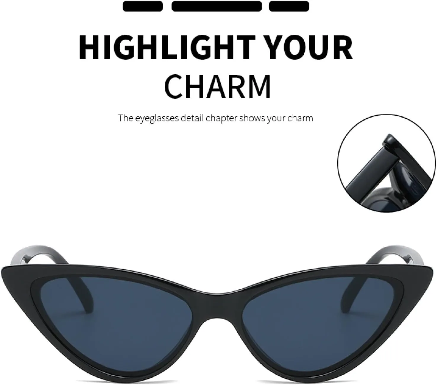 Small Cat Eye Sunglasses for Women Vintage Traveling Style Uv400