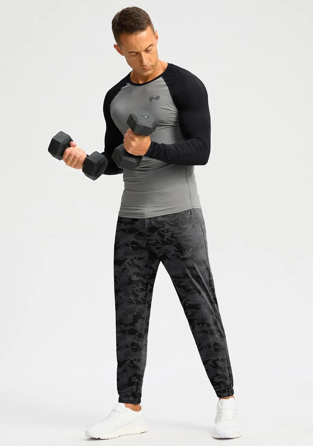 Soothfeel Men's Joggers with Zipper Pockets Golf Joggers Lightweight Sweatpants Athletic Workout Pants for Men Track