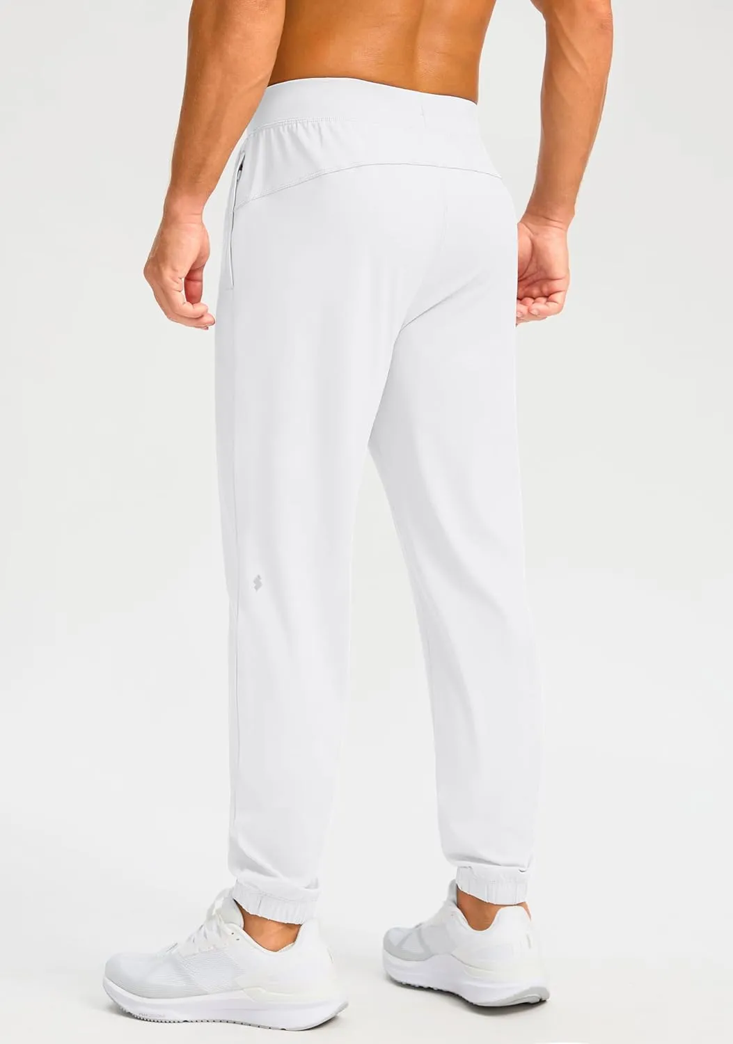 Soothfeel Men's Joggers with Zipper Pockets Golf Joggers Lightweight Sweatpants Athletic Workout Pants for Men Track