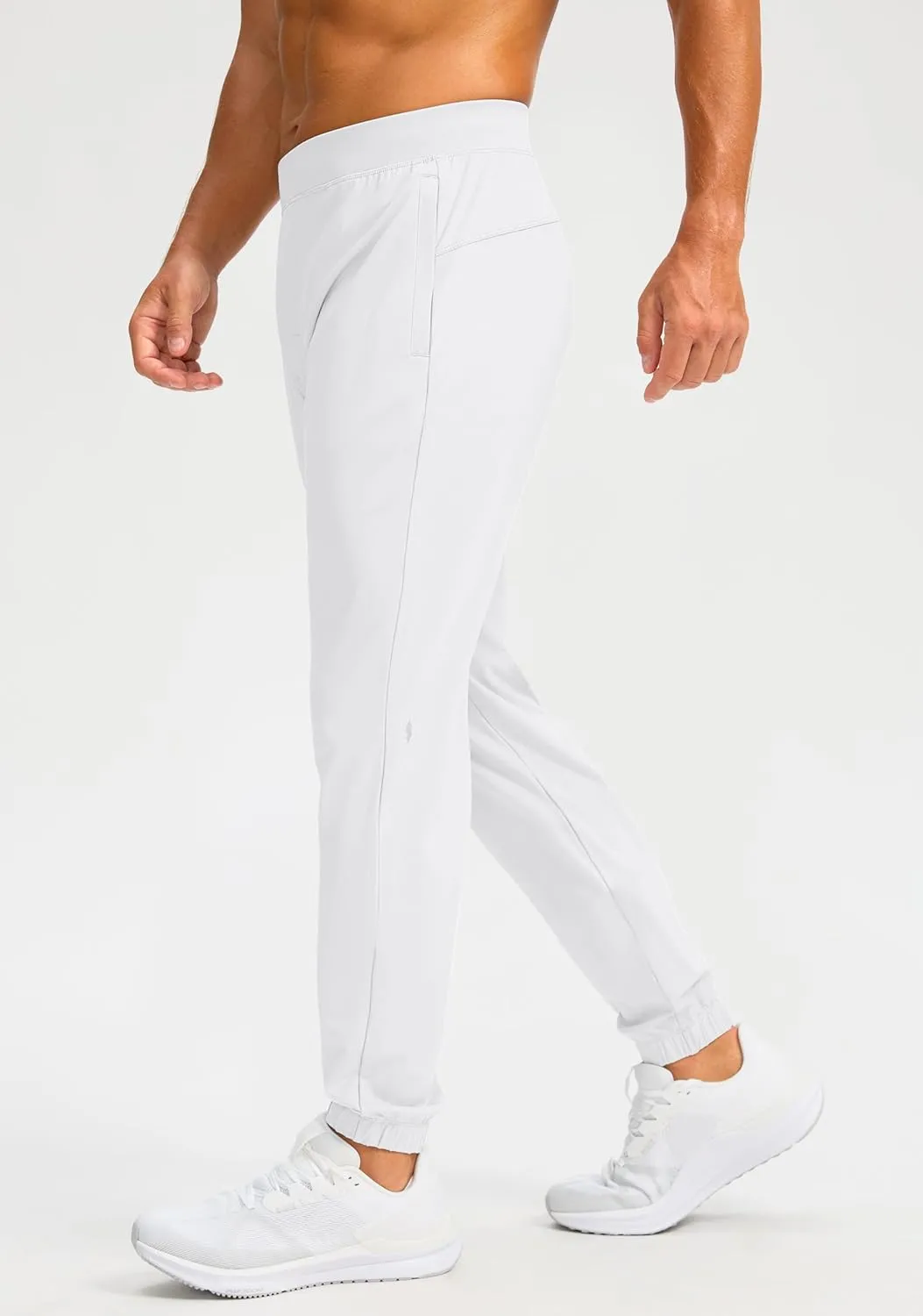 Soothfeel Men's Joggers with Zipper Pockets Golf Joggers Lightweight Sweatpants Athletic Workout Pants for Men Track