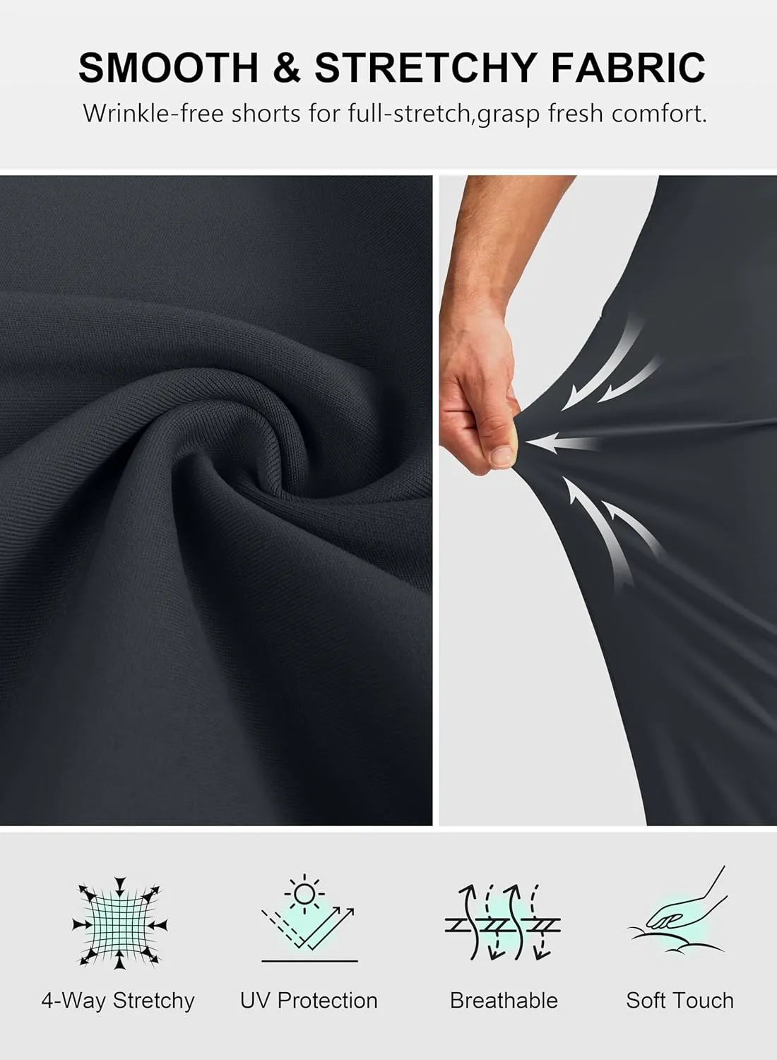 Soothfeel Men's Joggers with Zipper Pockets Golf Joggers Lightweight Sweatpants Athletic Workout Pants for Men Track