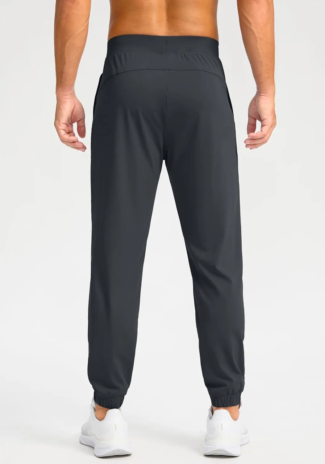 Soothfeel Men's Joggers with Zipper Pockets Golf Joggers Lightweight Sweatpants Athletic Workout Pants for Men Track